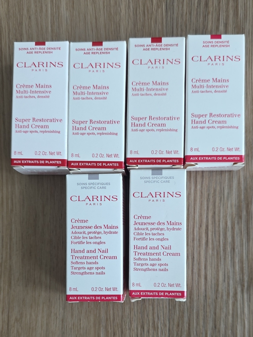 BN Clarins Super Restorative Hand Cream + Hand and Nail Treatment Cream